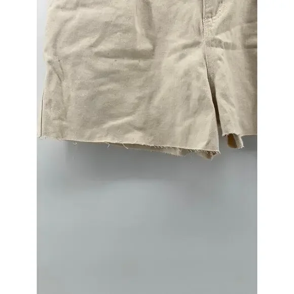 WALKER WEAR Men's Beige Four-Pocket Raw-Hem Chino Shorts SZ 34 - Picture 6 of 10